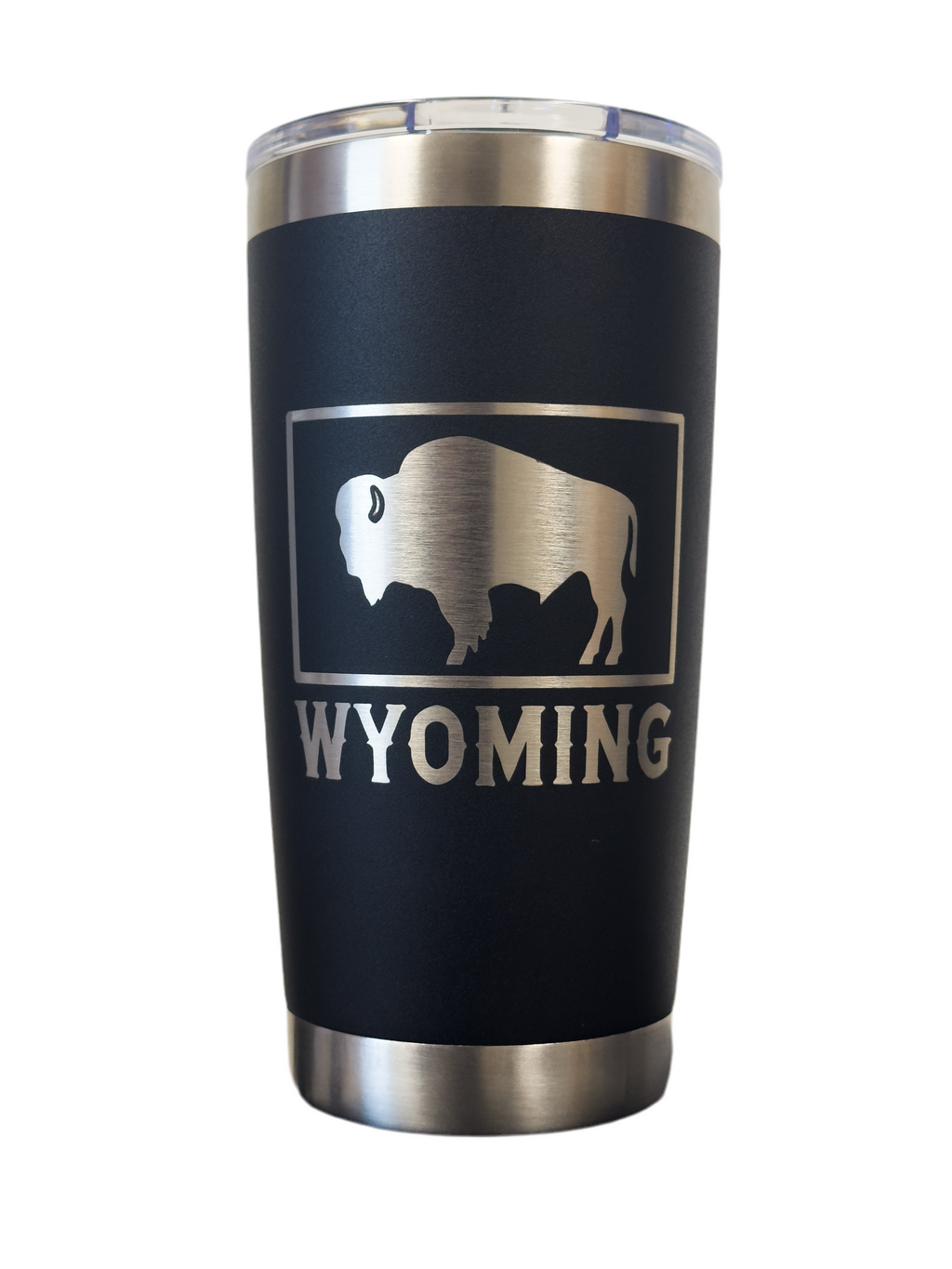 WYO BUFFALO 20OZ TUMBLER - BLACK