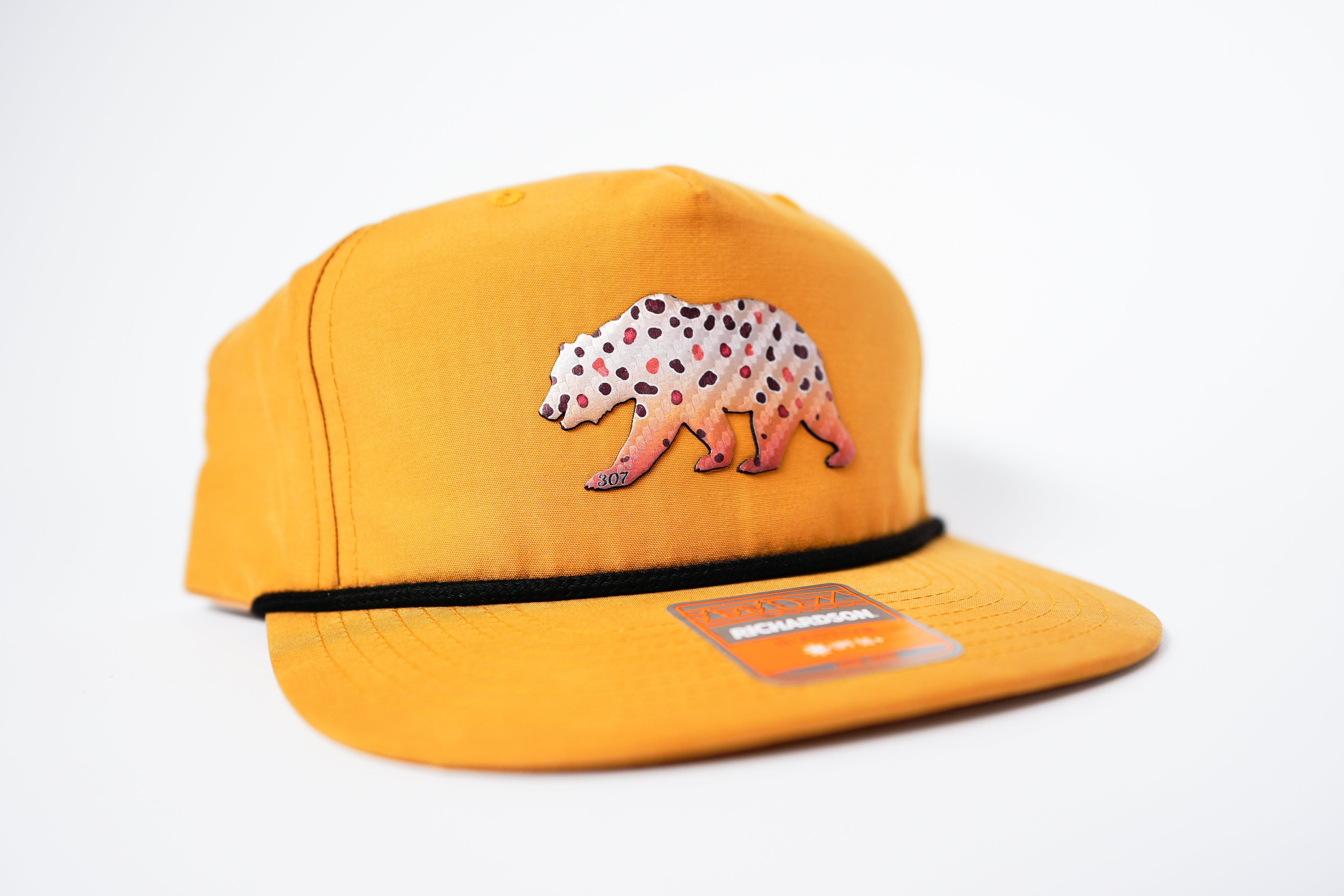 307 BEAR TROUT GRAMPS HAT - BISCUIT/BLACK