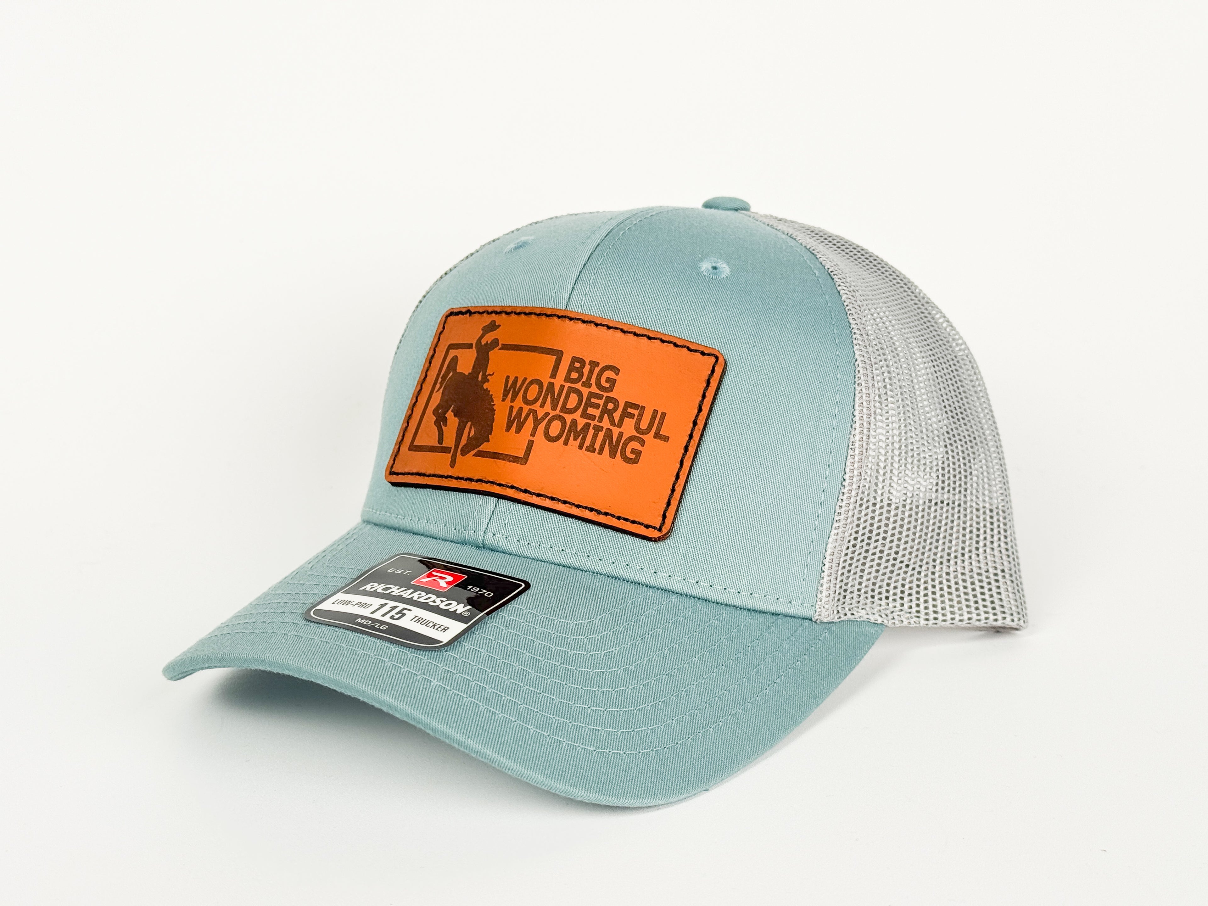 BIG WONDERFUL WYOMING LOW PRO TRUCKER - SMOKE BLUE/ALUMINUM
