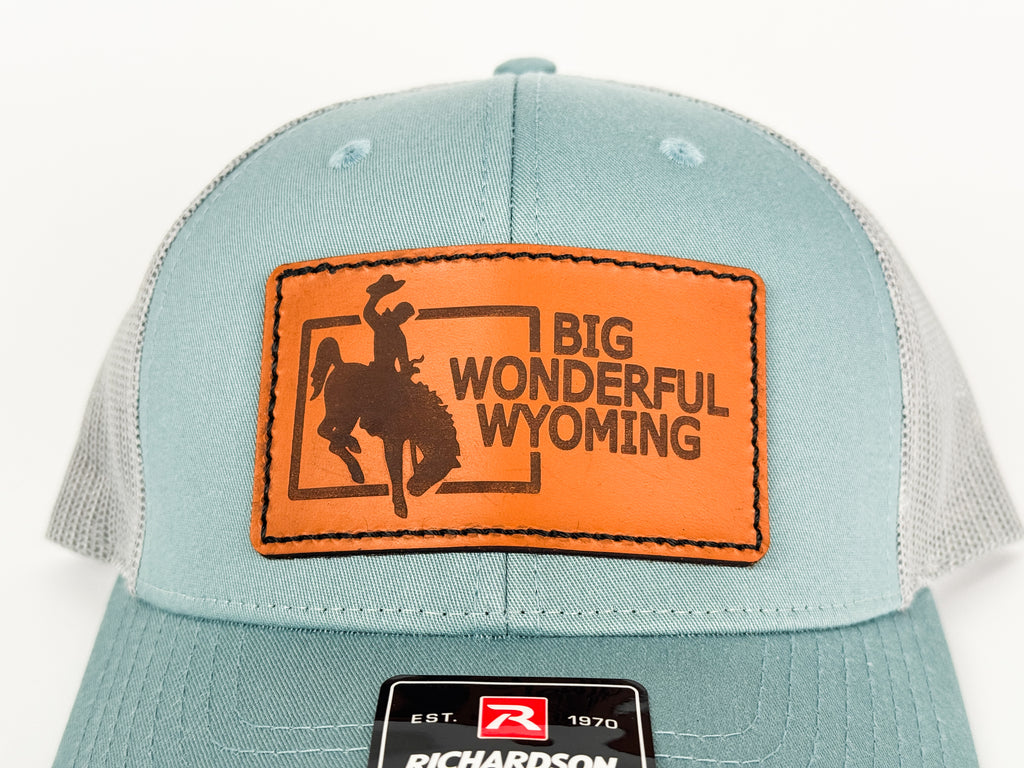 BIG WONDERFUL WYOMING LOW PRO TRUCKER - SMOKE BLUE/ALUMINUM