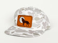 LONE WOLF MOON GRAMPS HAT - BLZRDDCKCAM/WT
