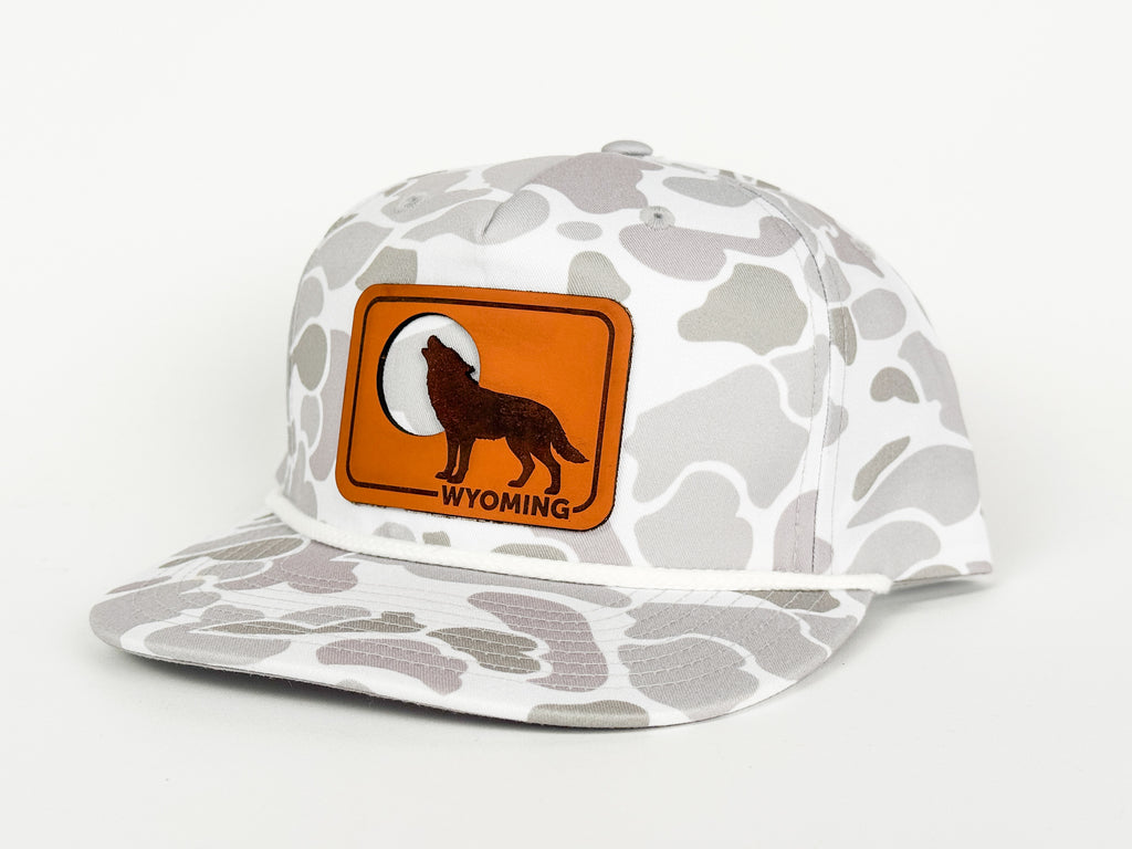 WYO WOLF MOON GRAMPS HAT - BLZRDDCKCAM/WT