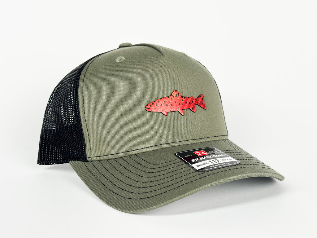 TROUT CUT OUT TRUCKER - LODEN/BLACK