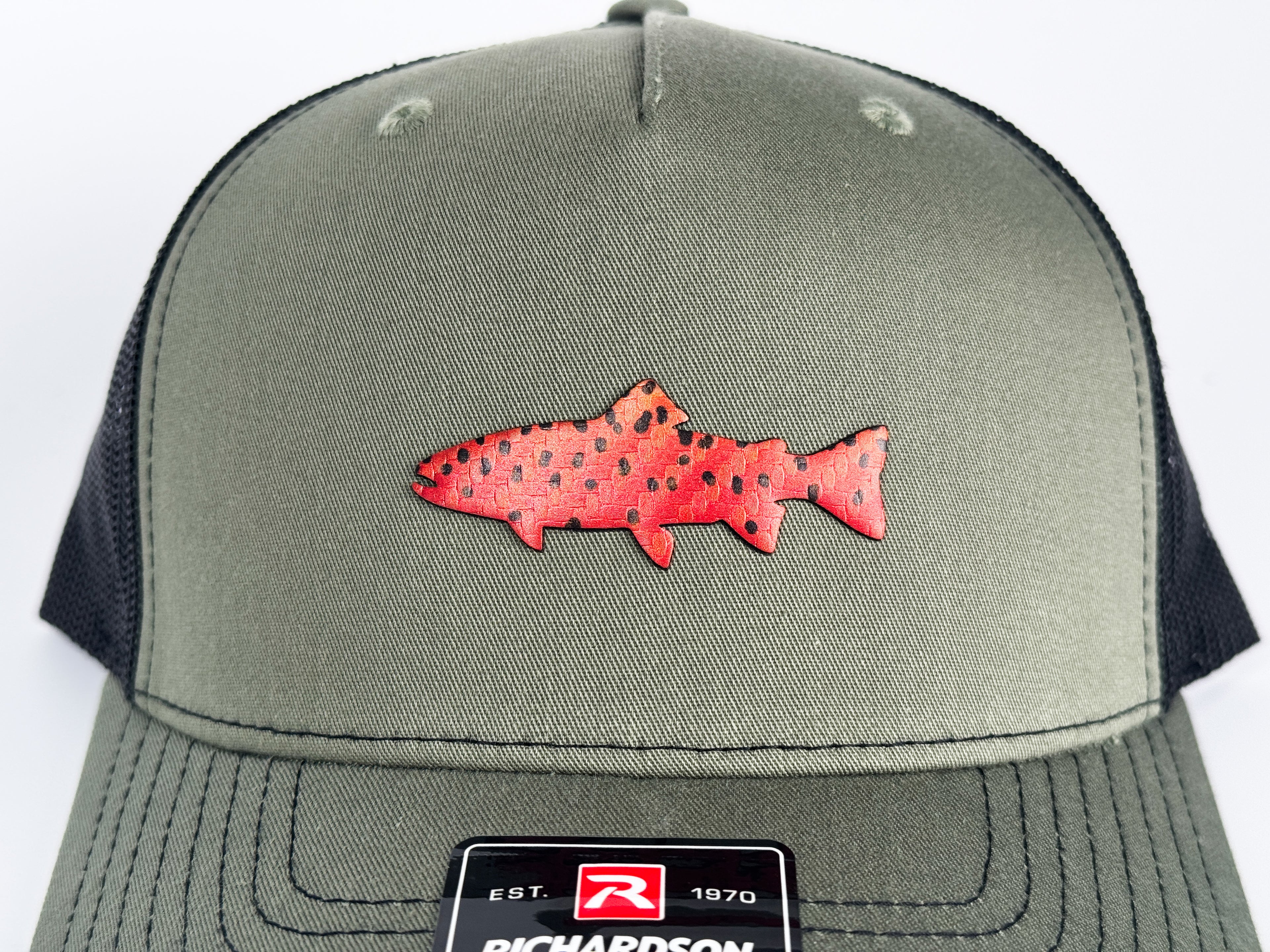 TROUT CUT OUT TRUCKER - LODEN/BLACK
