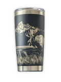 MOOSE TETON 20OZ FULL WRAP TUMBLER - BLACK